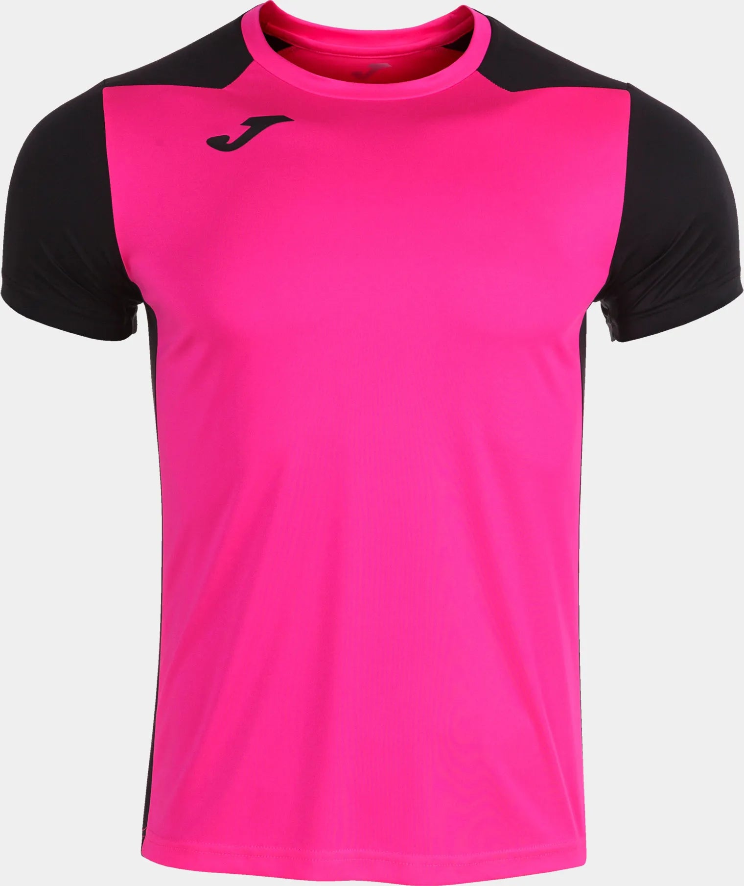 Tricou pentru bărbați Joma Record II Fluor Pink-Black, S