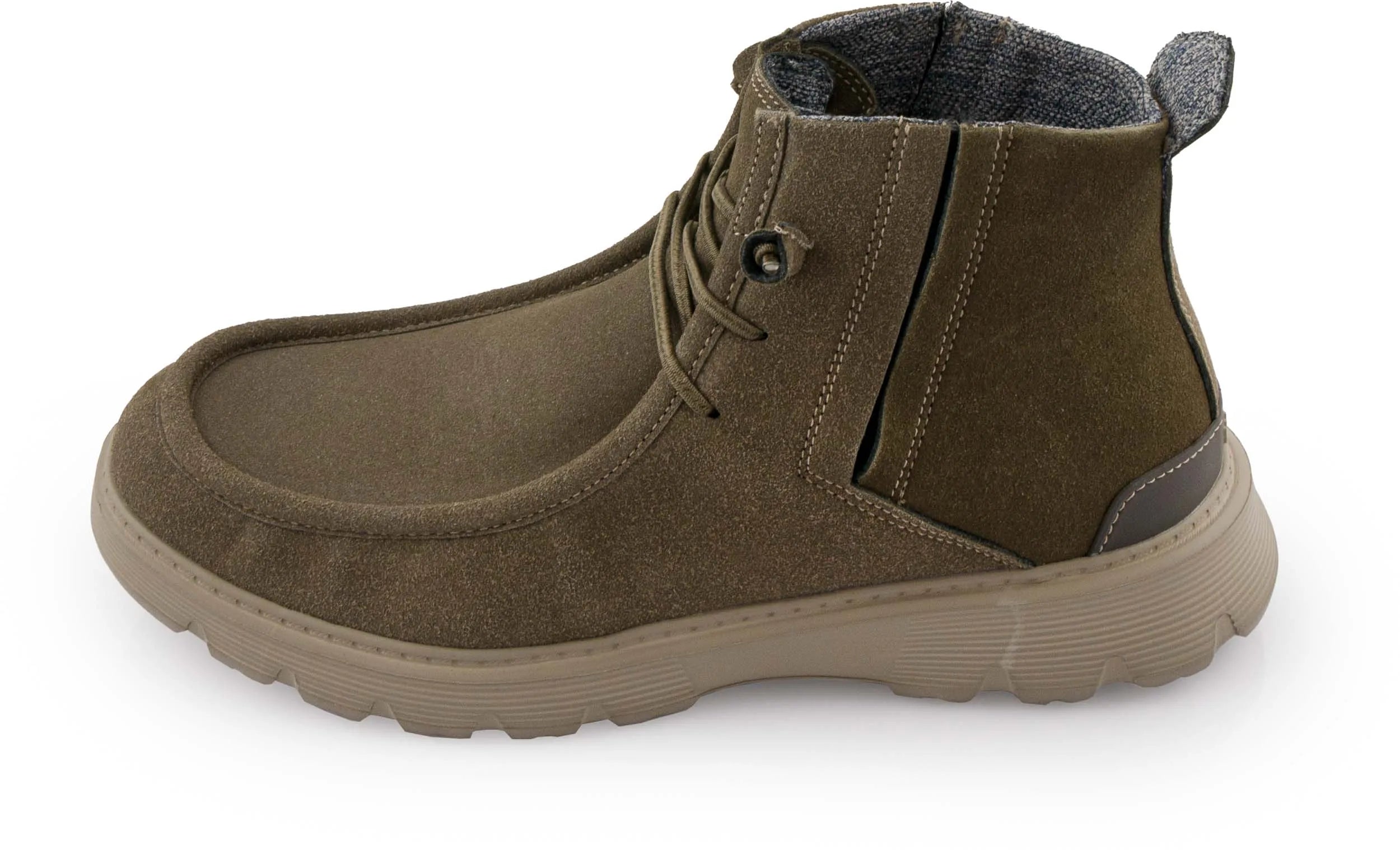Woz Stuart 111 TAUPE Pánské boty - Suede, velikost 44
