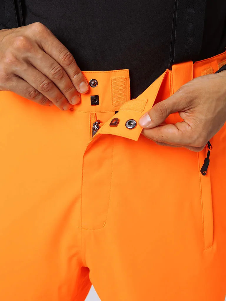 Pantaloni da sci maschile impermeabili Loap Laed Oranje l