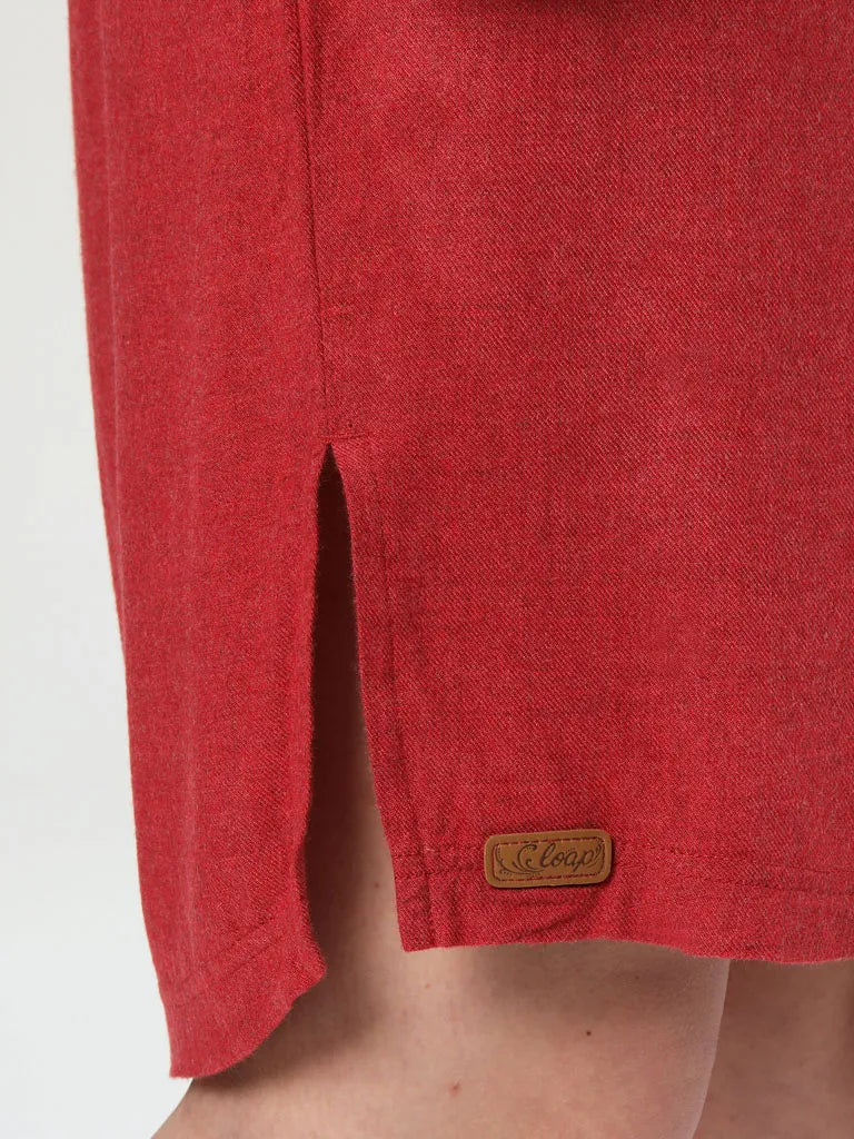 Dámske šaty loap nebraska červené l