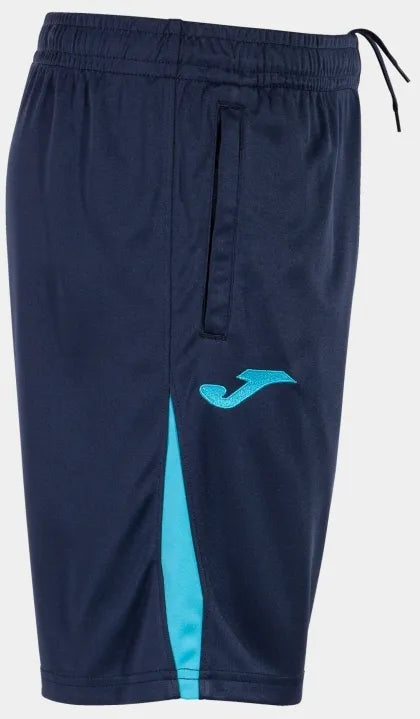 Joma Championship VII rövidnadrág Navy-fluor Turqoise, XS
