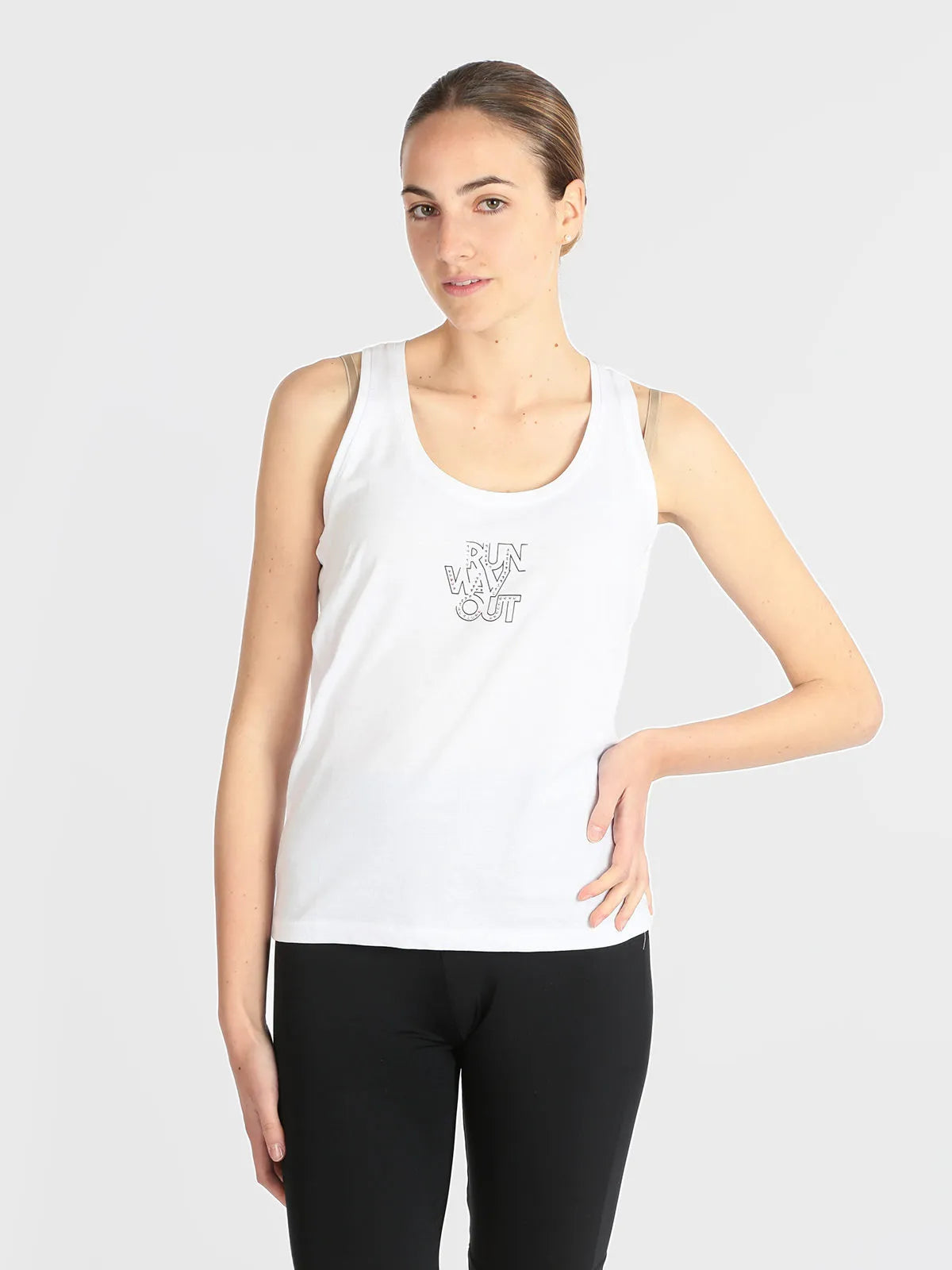 Women's tank top athl. dpt chloe white l