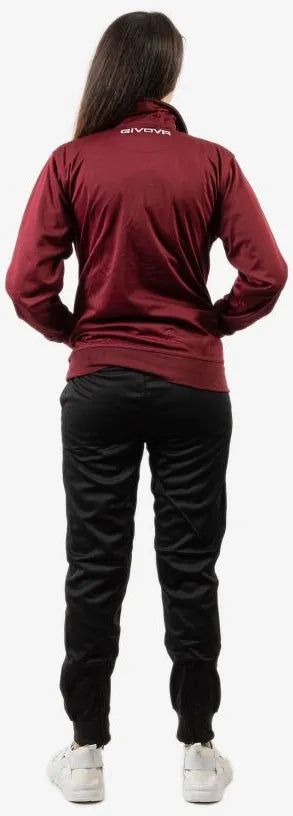 Sports suit givova tuta one full zip red m