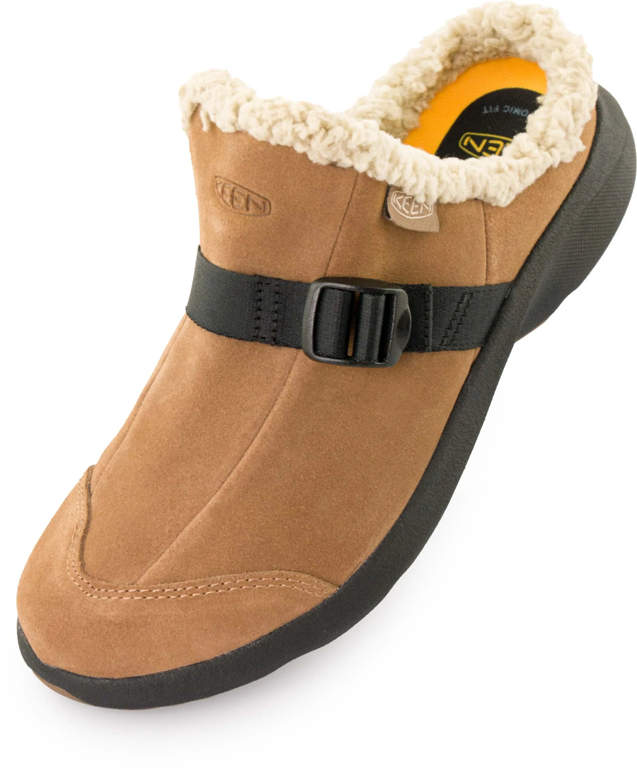 Keen wmns hood clog toasted coconut-black brown 39