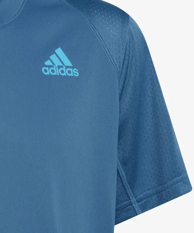 Adidas Jr Club T-léine Leadóige Linbh 3-Líne 128 Cotton