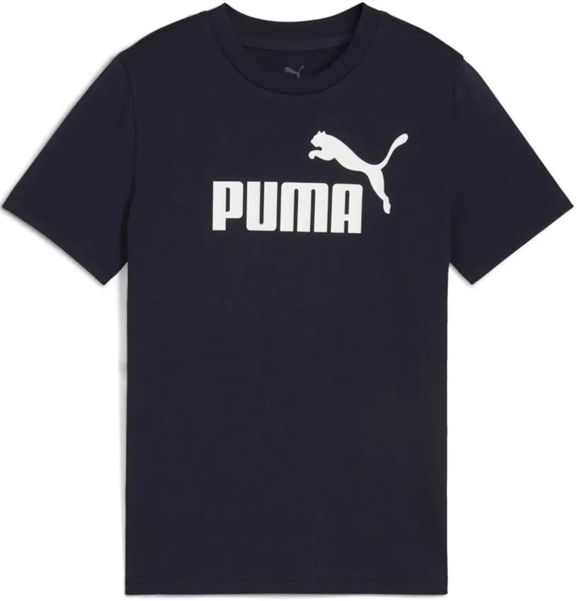 Kinder T-Shirt Puma Ess Nr. 1 Logo Tee B Blauw 164