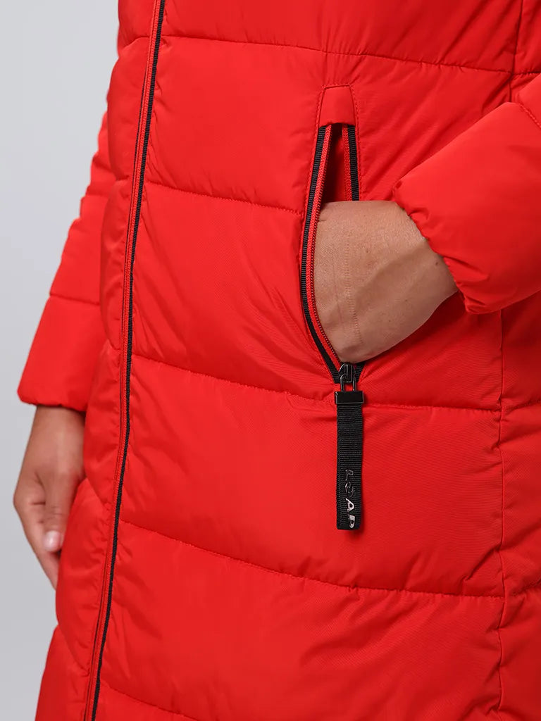 Tandora Red Ladies Jacke L - Warm & Water Retoting