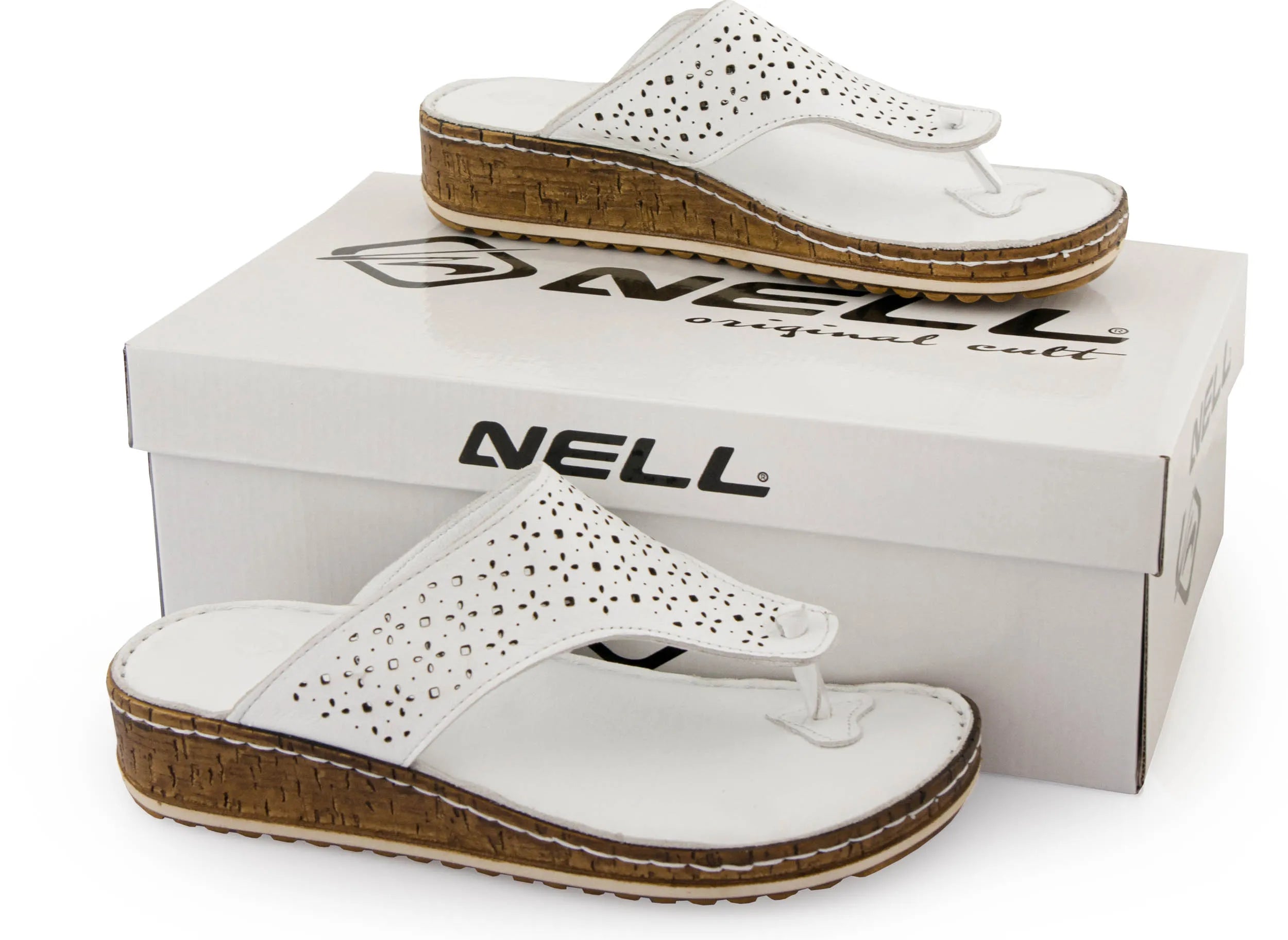 Slifori di pelle da donna bianca 41 - Comfort ed eleganza