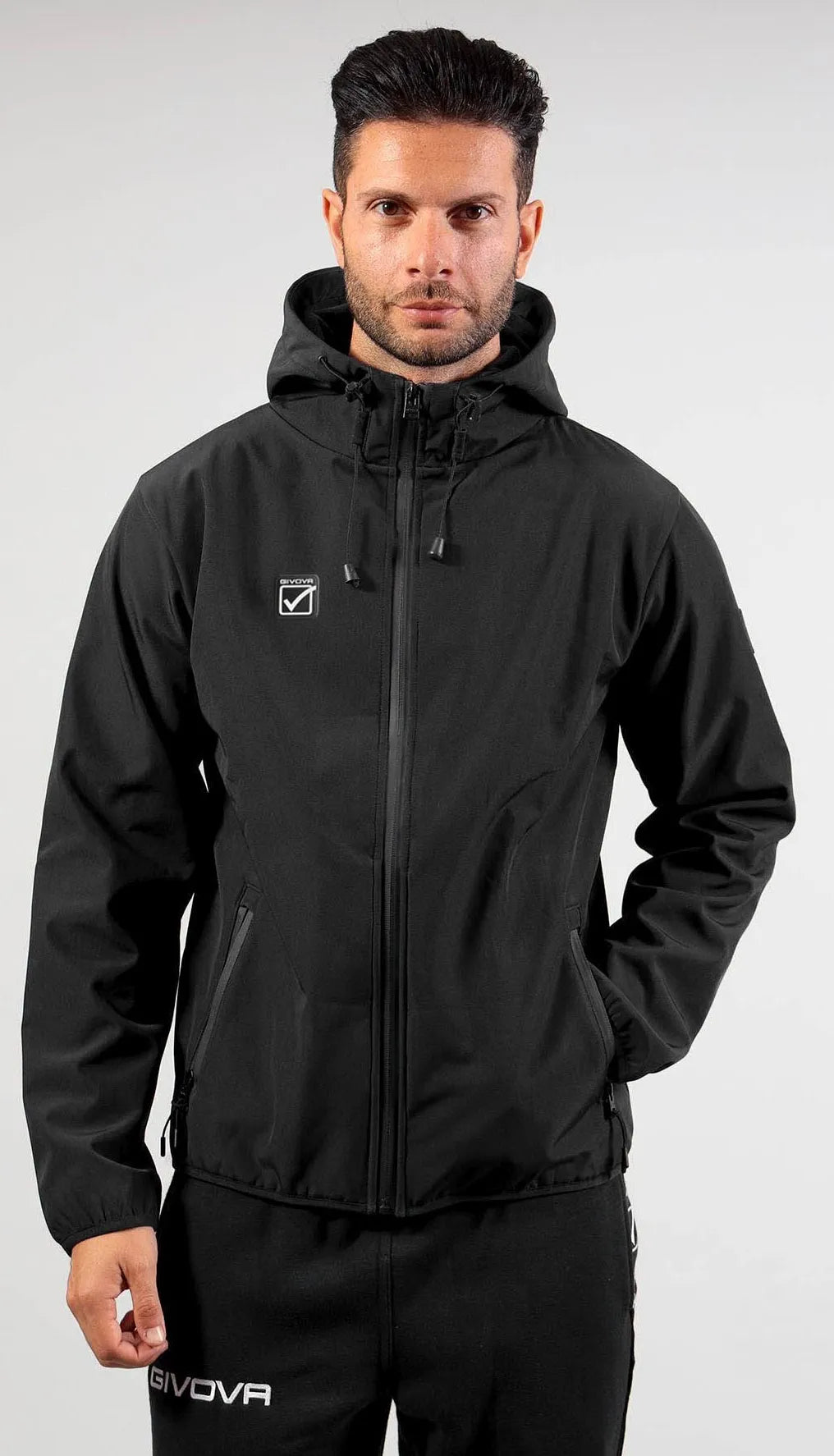 Jacket Softshell Unisex Givova Jacket Black XL