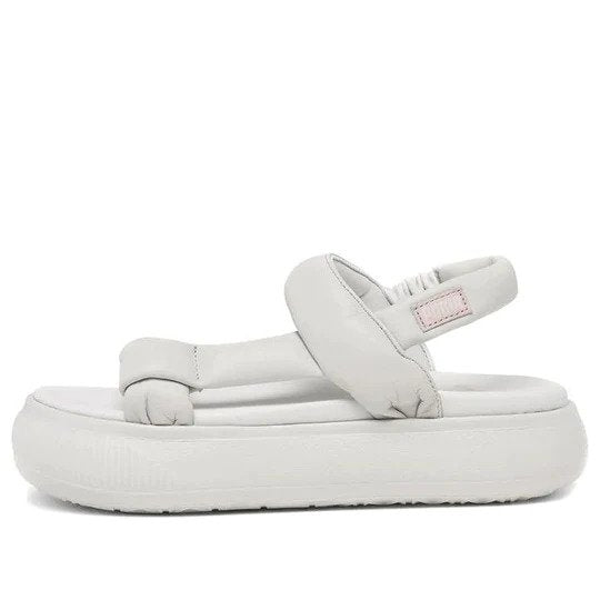 Puma Mayu Summer Cloud Nimbus Sandals Natural Leather Zln 0868
