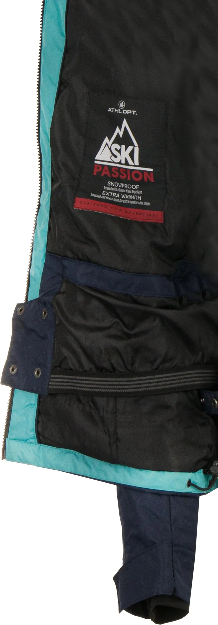 Damen Skijacke Athl. DPT Bethany Turquoise XL wasserdicht