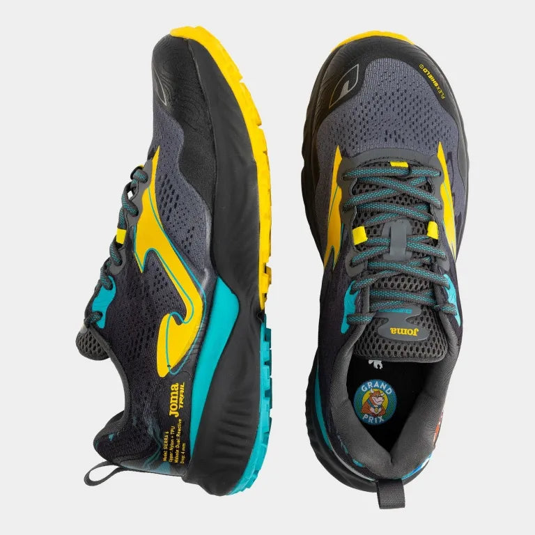 Scarpe da corsa per trail joma sierra uomini 2471 grigio nero 46