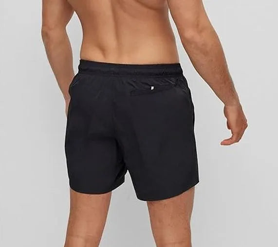 Hugo Boss Heren Zwemkleding Octopus Zwart Zwemshorts Zwart XL