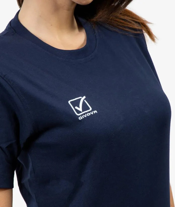 T-Shirt Givova Cotone Navy Blue 2xl