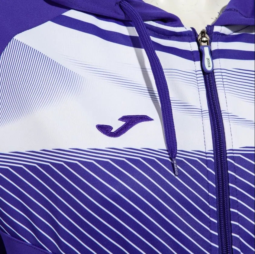 Sporttrui Joma Supernova Hoodie Jas Paars-Wit Paars XL