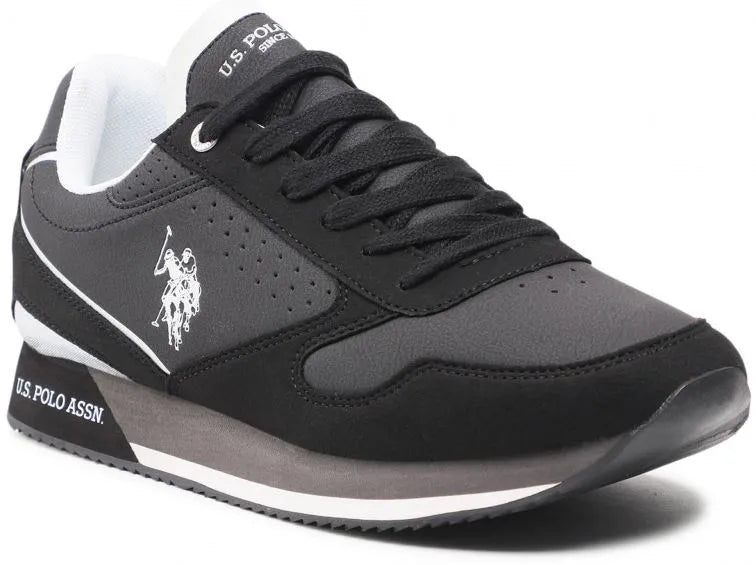 NE. Polo Assn. Adidași 43 - pantofi pentru bărbați din piele la modă