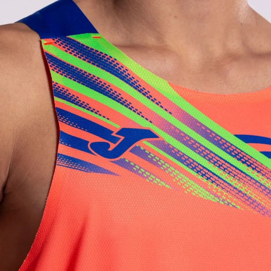 Joma Elite X Coral Blue Heren Sport Tanktop 2xl