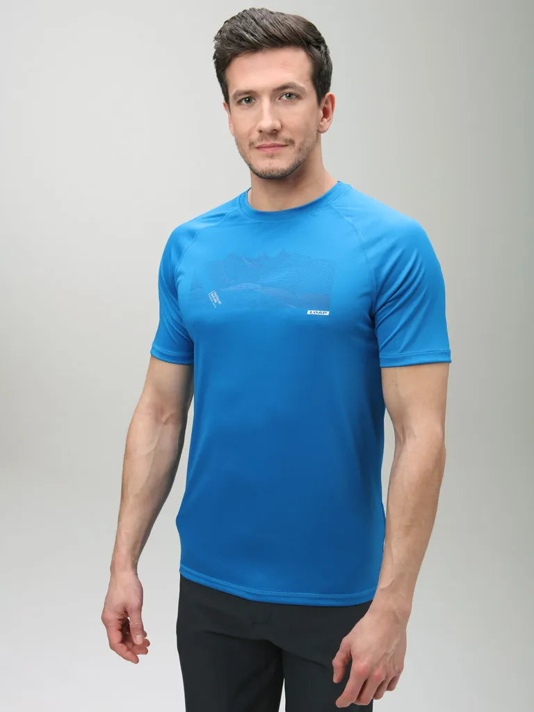 Heren Functioneel T-shirt loap myvac blauw blauw 2xl