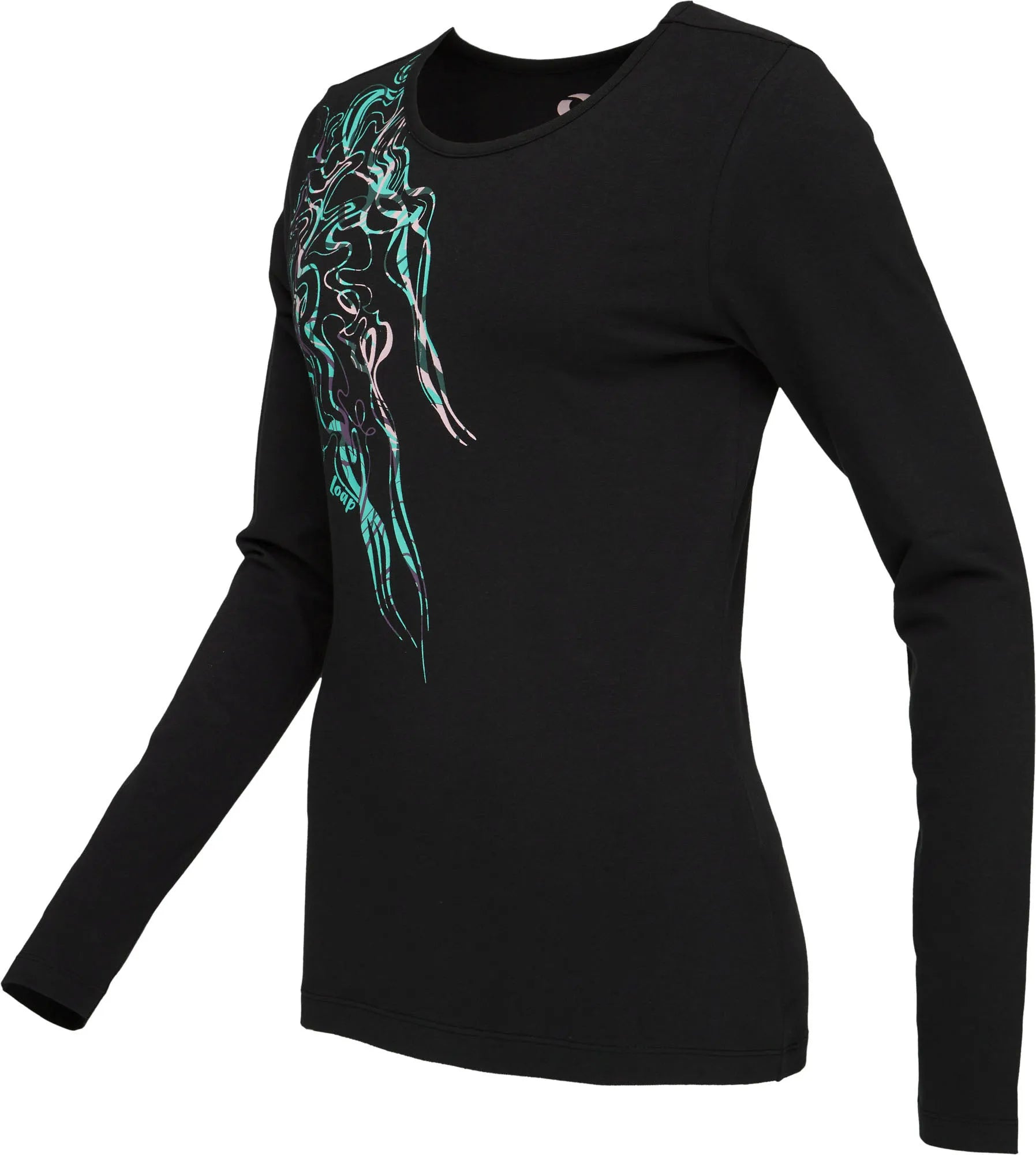 Ladies T -Shirt Loap Abmora Black M - Cotone traspirante
