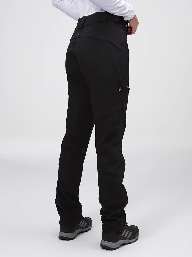 Kvinders loap lupjana softshell bukser sort, xs