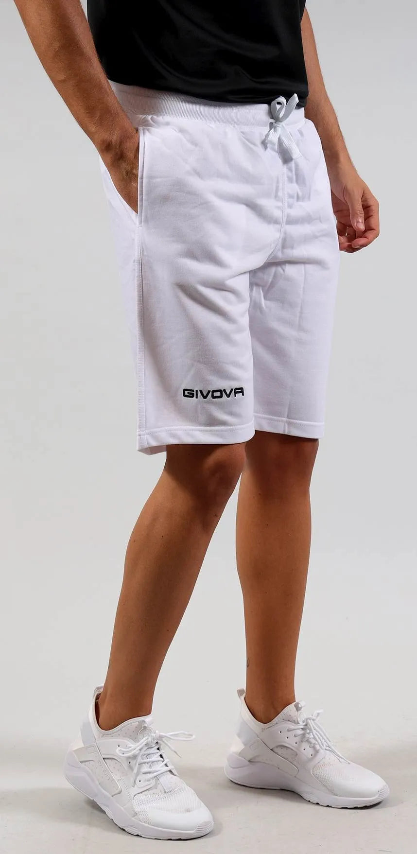 Sports bermuda givova friend white 2xl