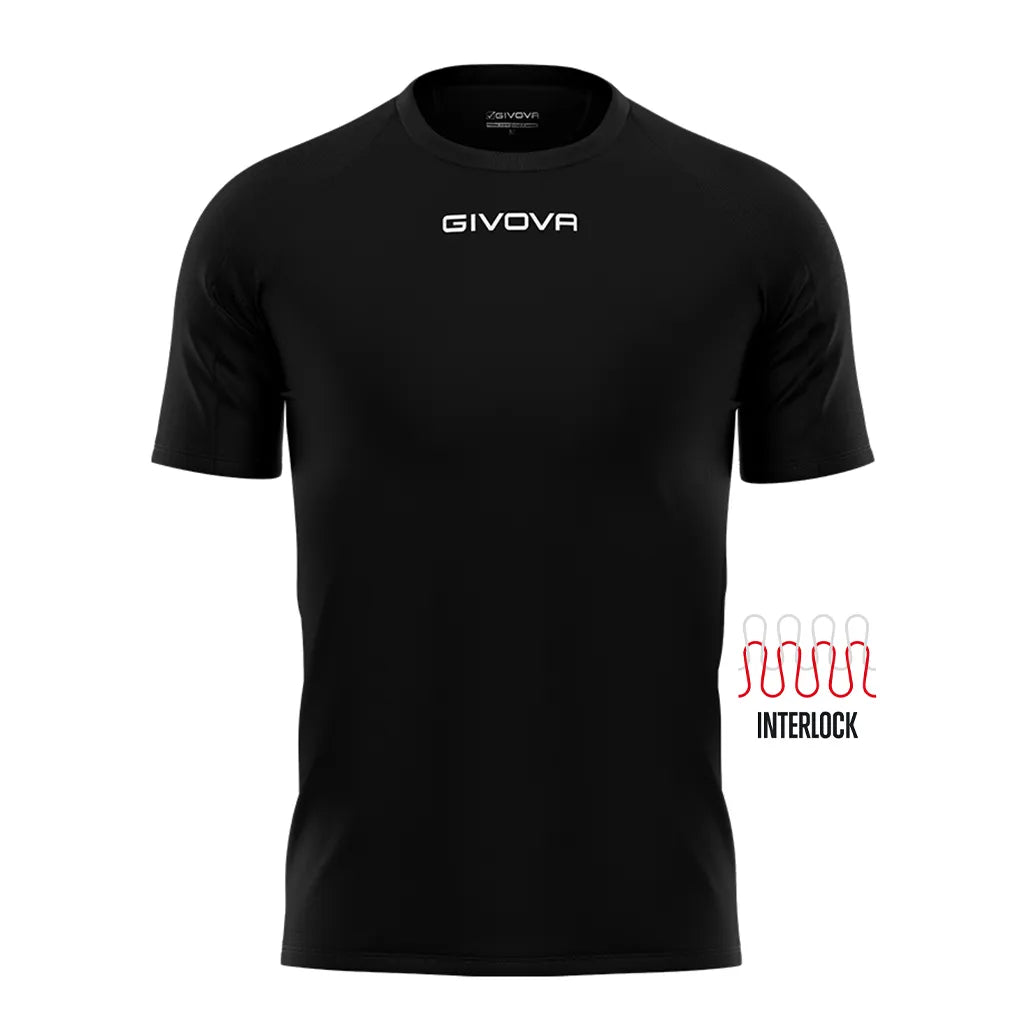 Camiseta deportiva Givova Capo Black 2xs