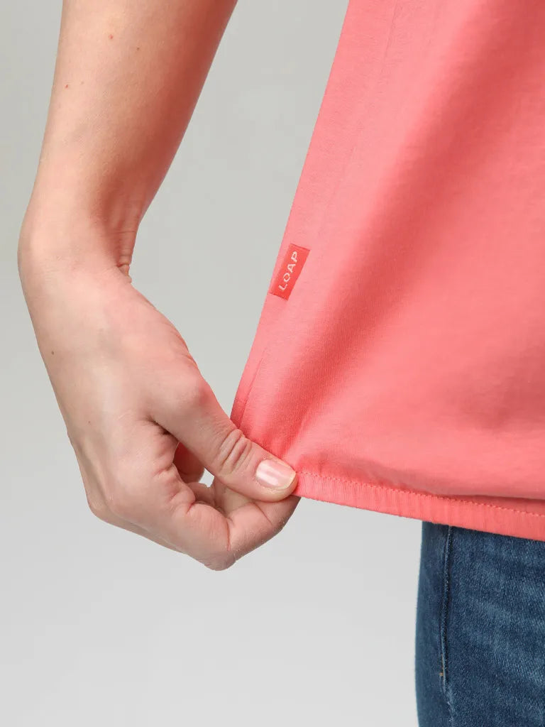 Kvinnors t-shirt loap bavora rosa rosa l