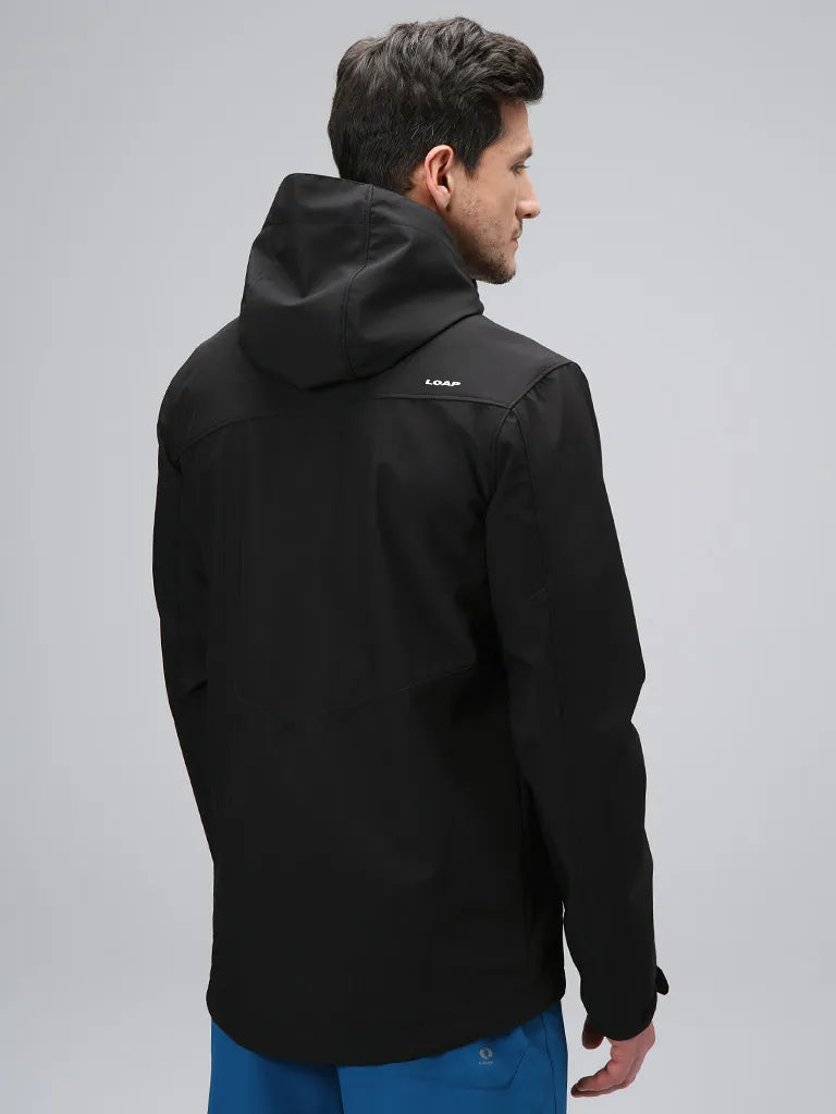 Pánska softshell bunda bochník Ladan blk m - vetrupro a priedušné