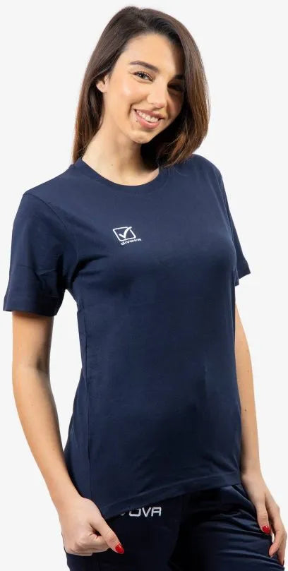 T-shirt givova cotone granatowy m