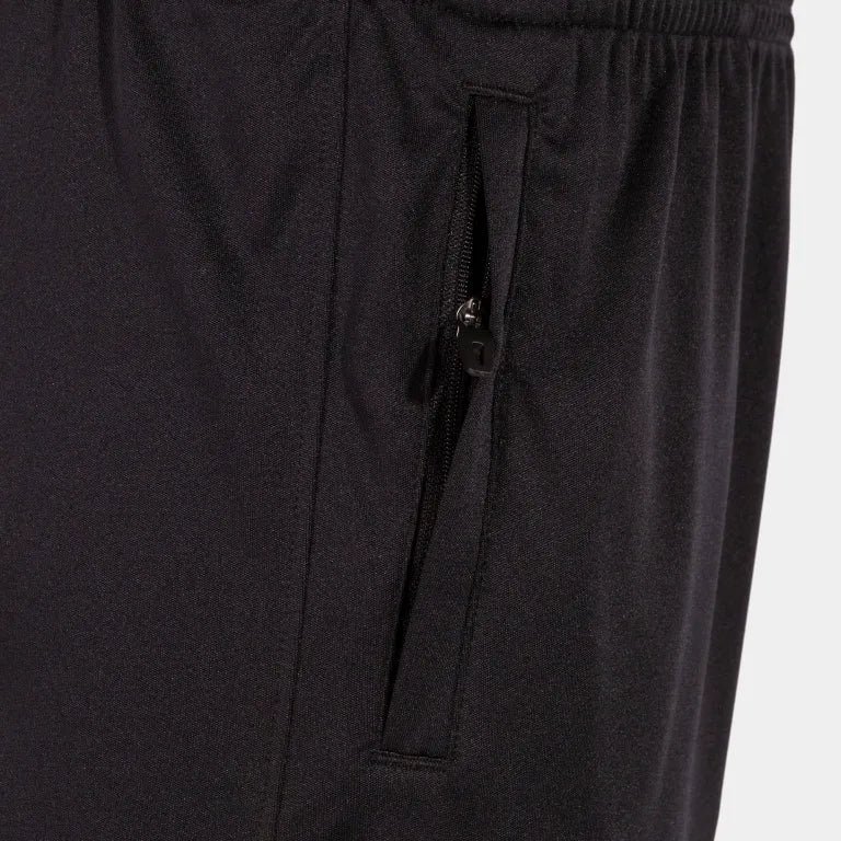 Joma bajnokság VII rövidnadrág XL - Fekete/sárga, lélegző labdarúgó rövidnadrág