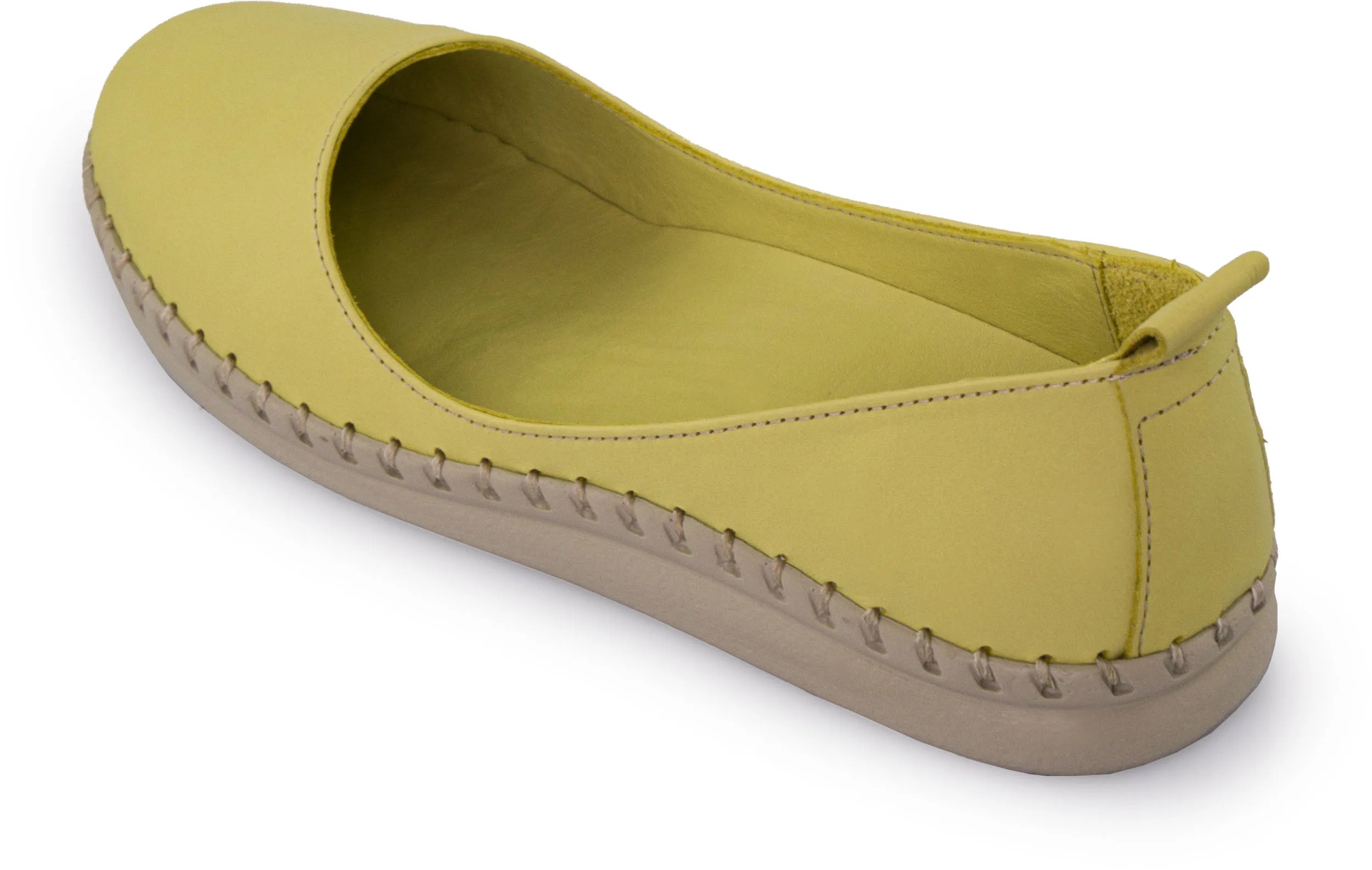 Women's leather ballerinas nell sunny lime green 38