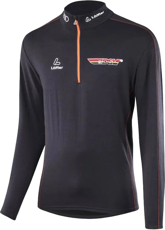 Ciclism pentru bărbați Löffler Men Midlayer Transtex DSV Grafit, XS