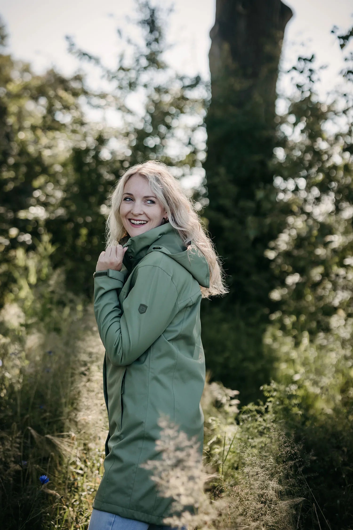 Women's softshell coat kjelvik nova green xl