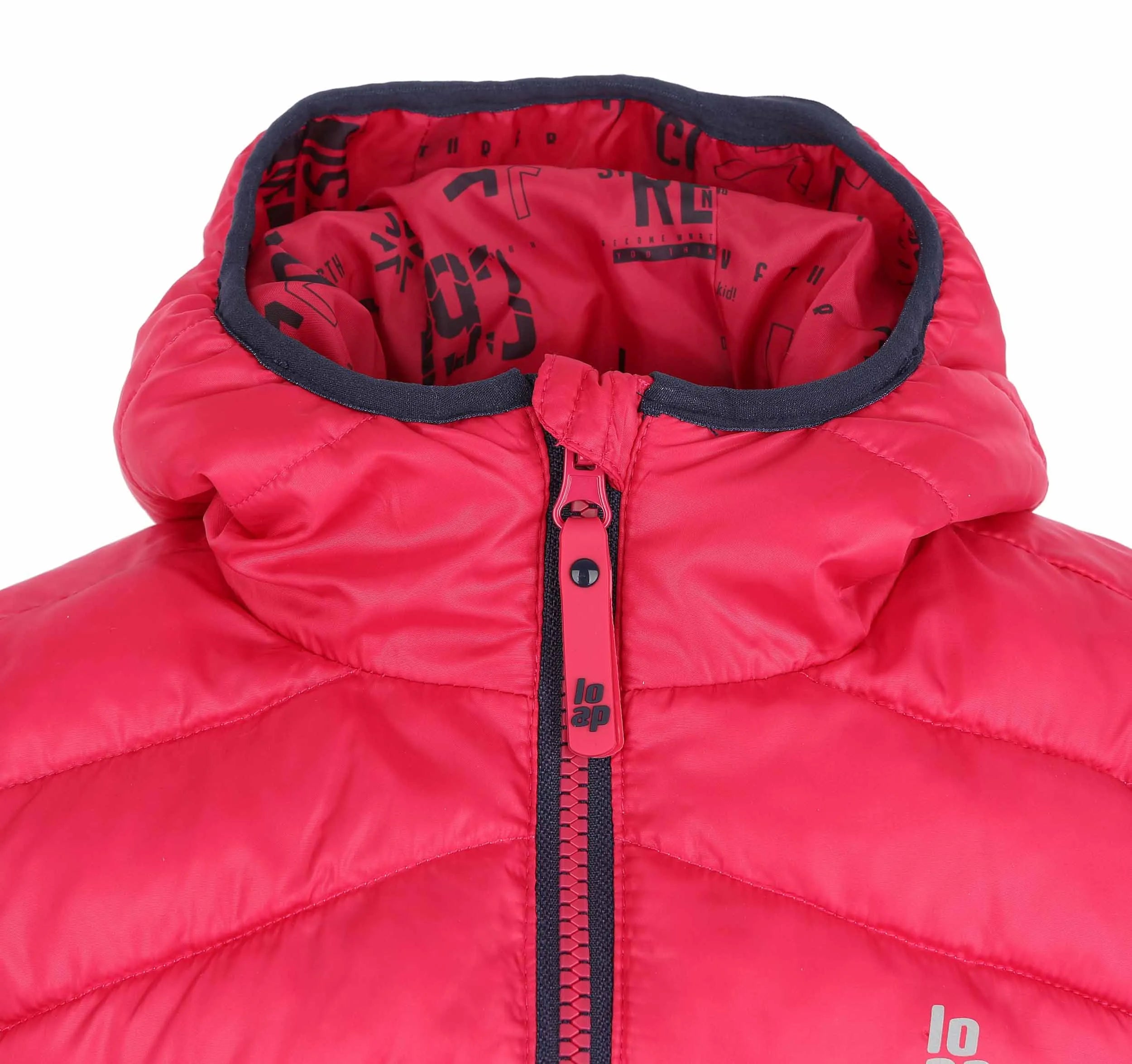Children's winter jacket loap intermo pink 140