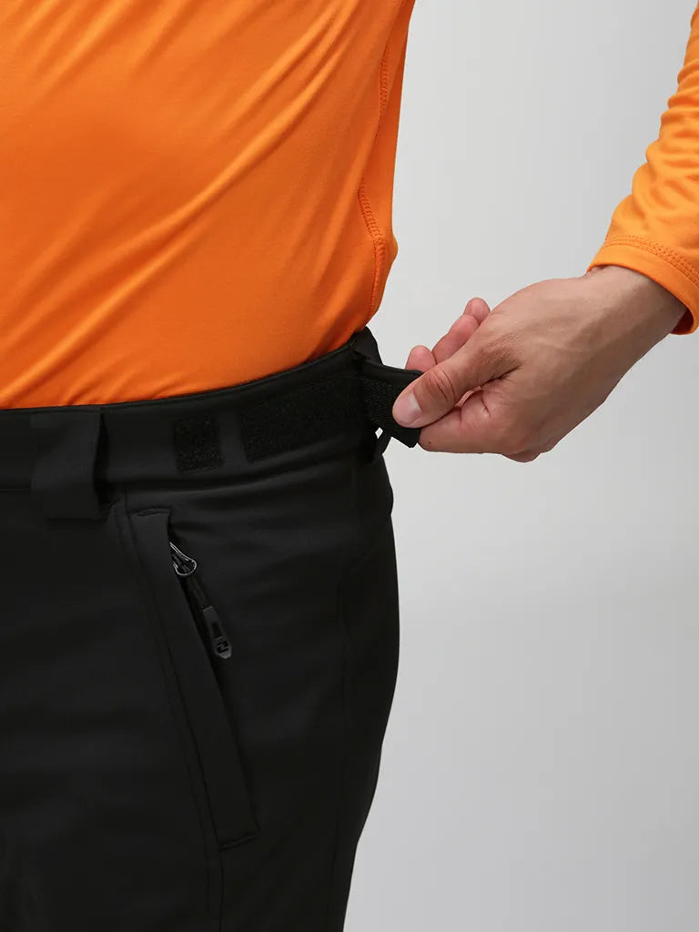 Laep Lupic Black Softshell Pants Men XL - Windproof & Flexible