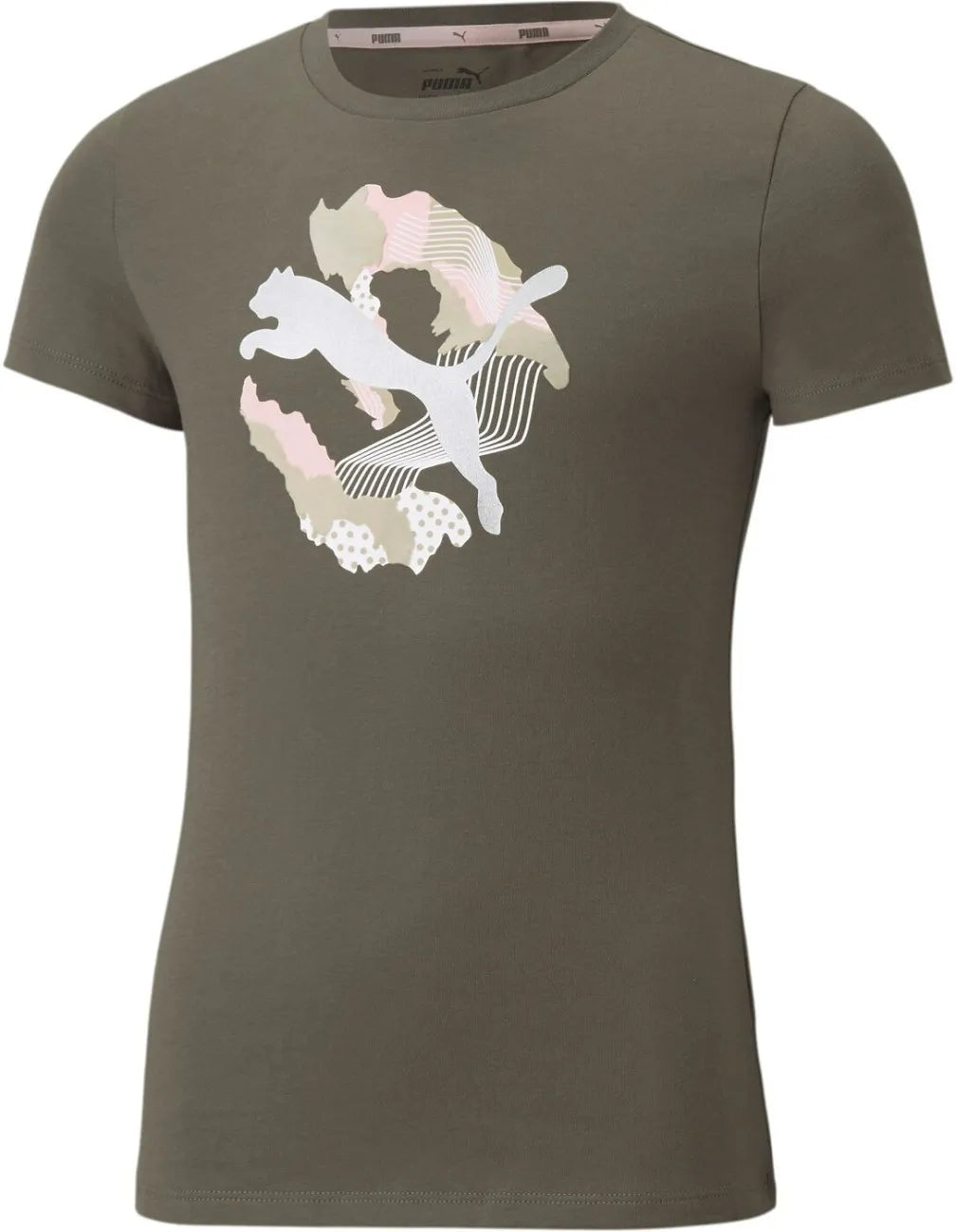 Camiseta infantil Puma Alpha Tee G Gurape Leaf 152 Algodón