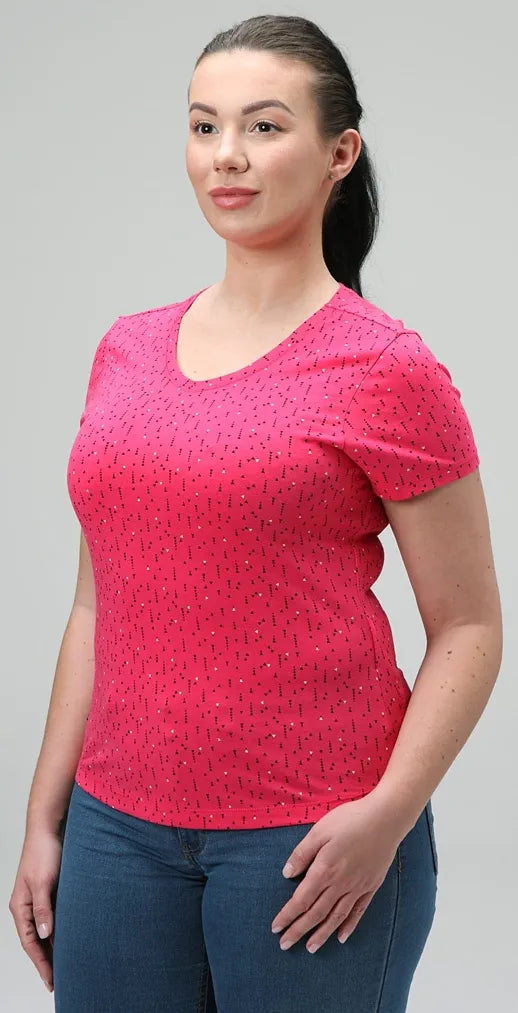 Ladies T -Shirt Loap Baklava Pink - Comfort & Style