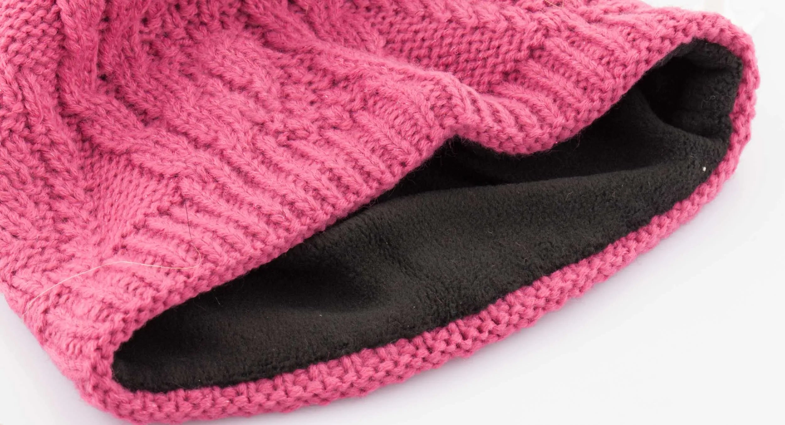 Teplý dětský zimní klobouk džem Dainty Fuxia 3-6 let