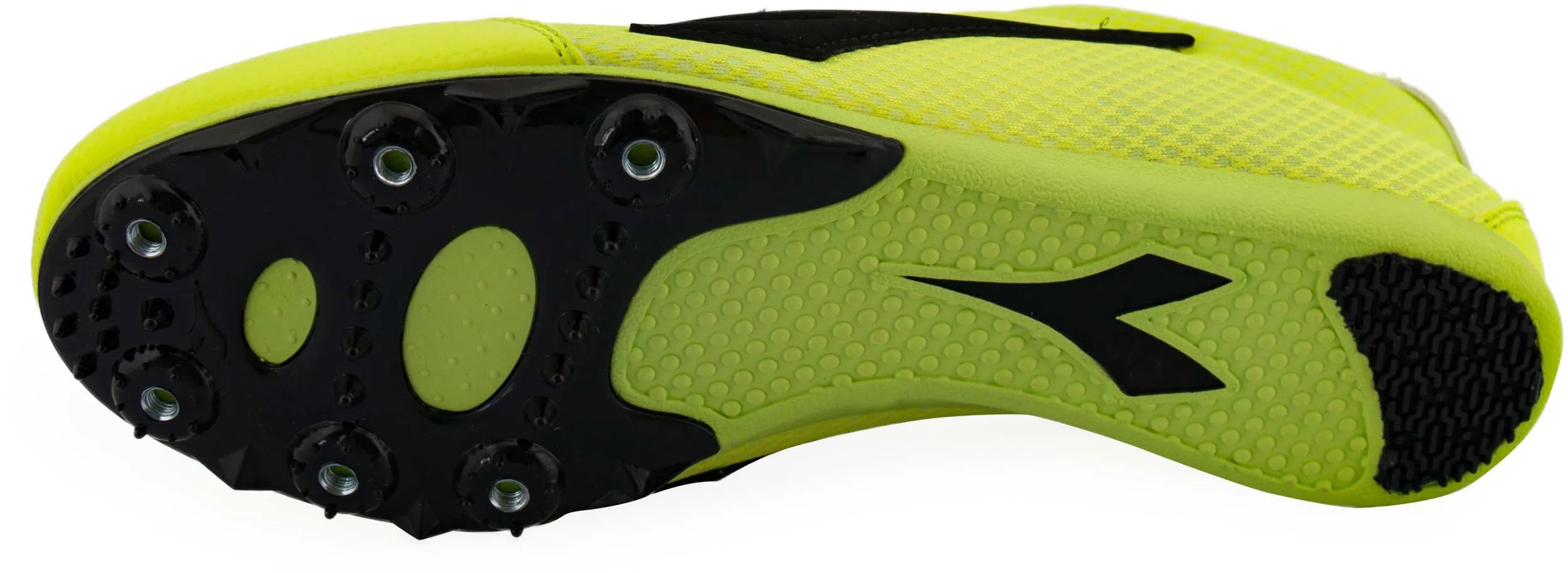 DIADORA Distancia media Spike Fluo 42: zapatos de atletismo rápido