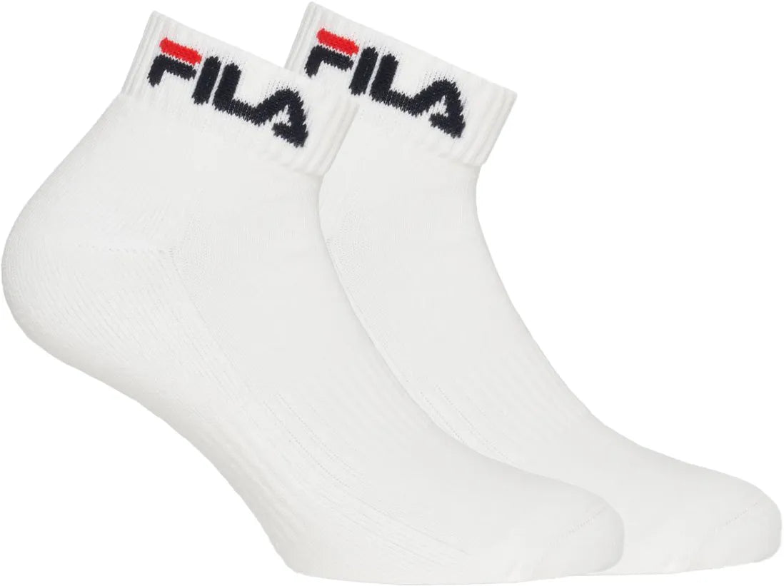 FILA SOCKS White di alta qualità da 2 pacchetti 39-42