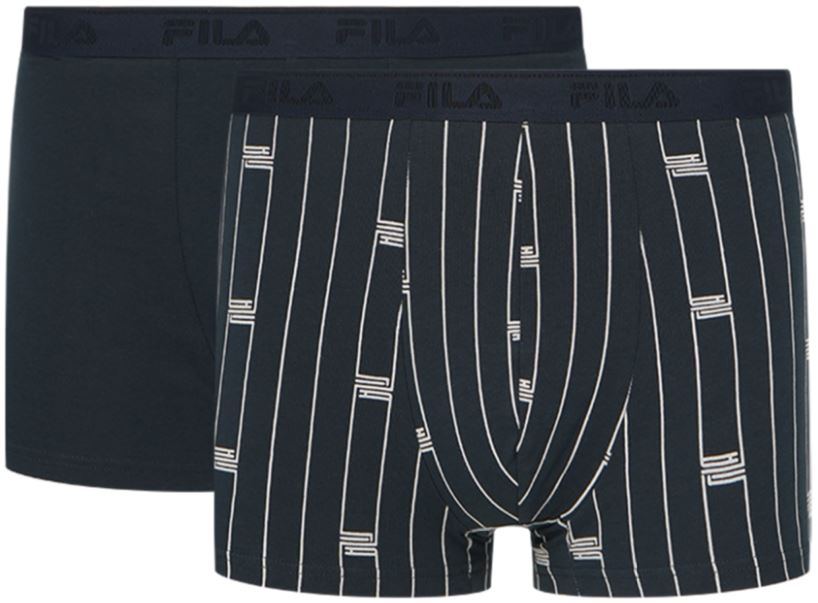 Fila Boxers 2-Pack Marineblauw S
