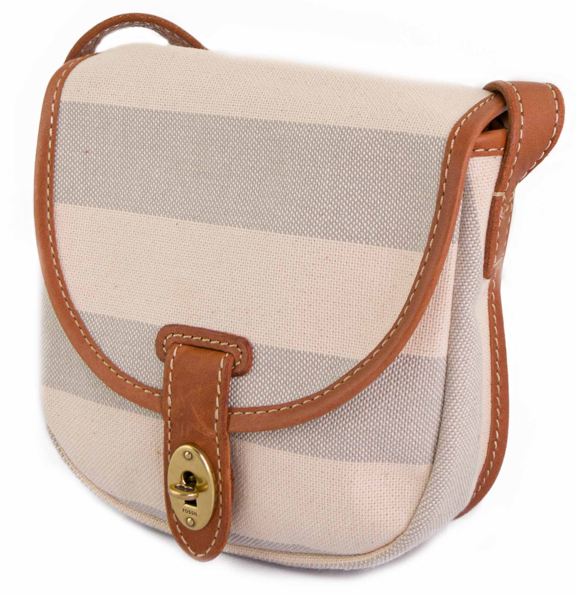 Stucchetto a tracolla fossile Austin Ladies - Flapag in pelle compatta