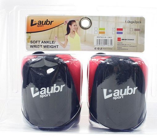 Laubr Sport Soft Fitness Wexes 2x1 kg para exercícios domésticos