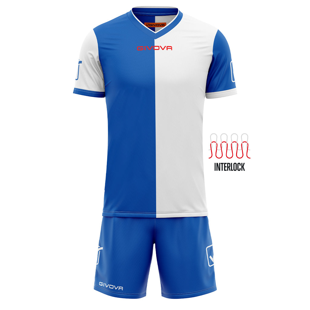 Set sportivo Givova Combo Royal-White M