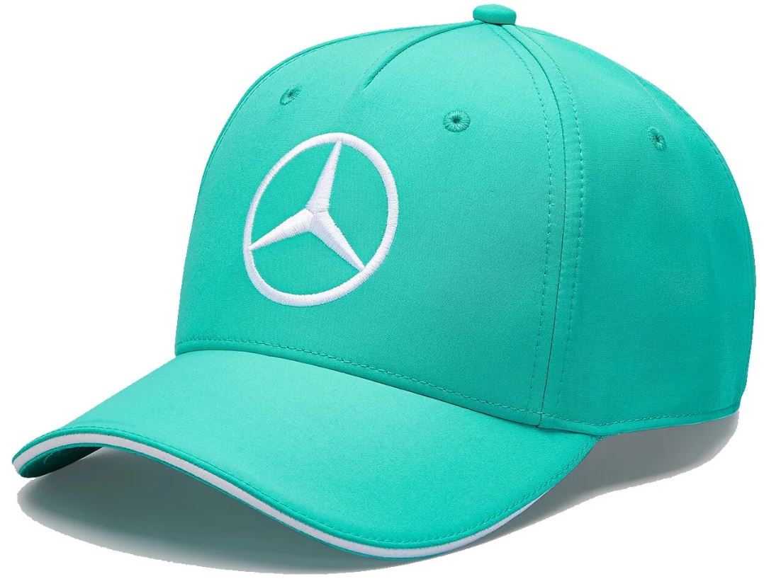 Mercedes F1 Team Unisex Baseball Cap Teal - Design iconic
