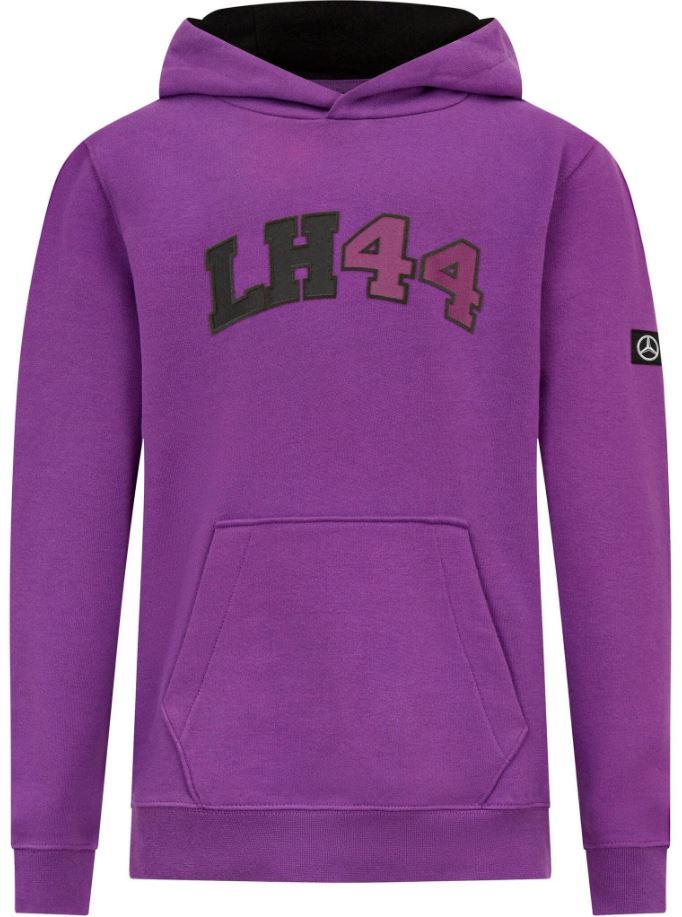 Children's Sweatshirt Mercedes Jr Mapf1 Fw Lewis Hamilton Hoody Purple purple 128