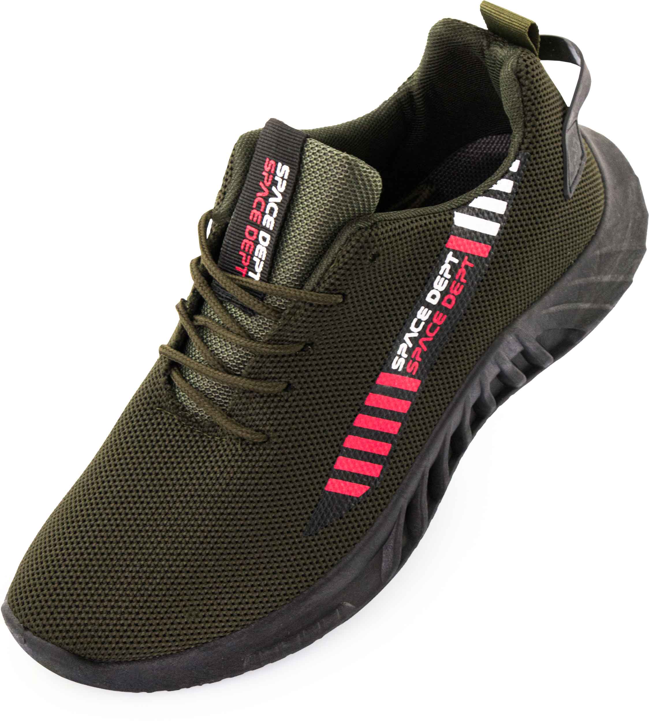 Herenschoenen Nasa Men Beymond The Rainbow Sneaker Khakigroen 41