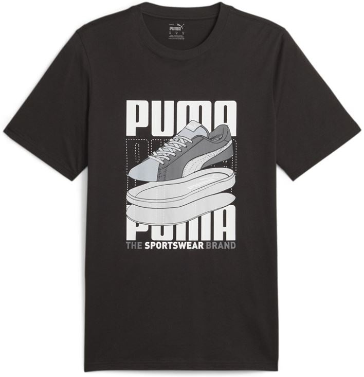 Maglietta Puma Men Sneaker grafica Black XL