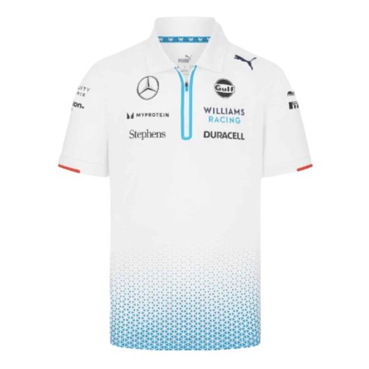 Williams Racing F1 2024 Mens Team Polo White