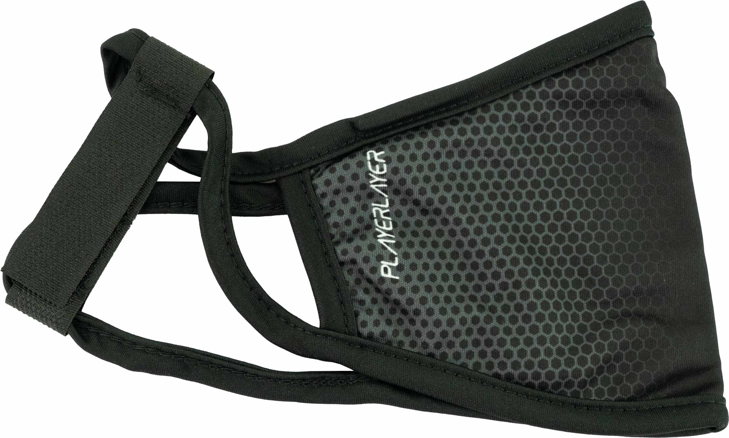 Playerlayer adult face covering elite black mask